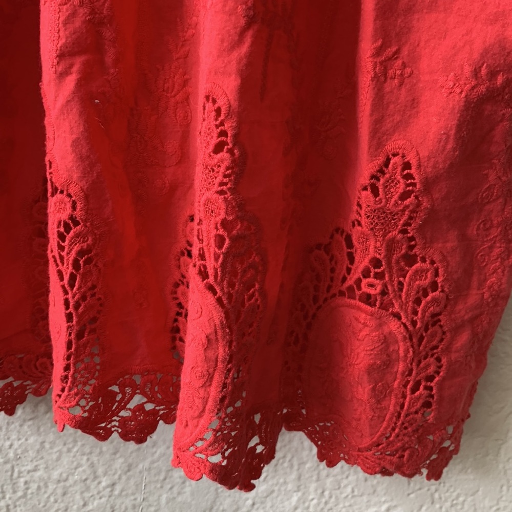 Solitaire Cotton Button Down Blouse - image 6